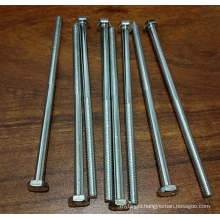 Low price long hex head bolt with nuts and wahsers